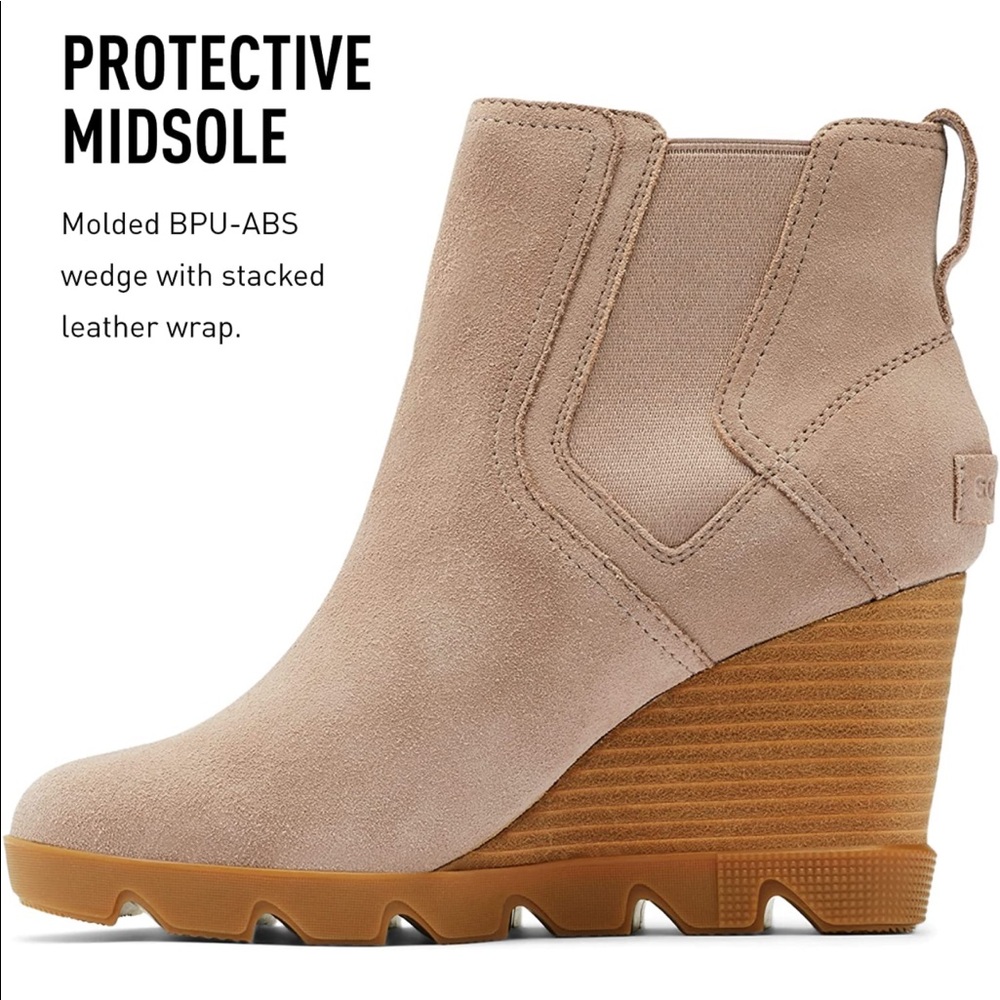 NWT Sorel Joan Uptown Wedge Bootie 8.5